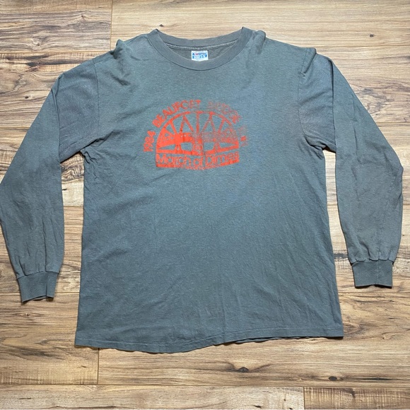 Vintage 1984 March of Dimes Walk Single Stitch Long Sleeve Shirt Made in USA - Picture 1 of 8